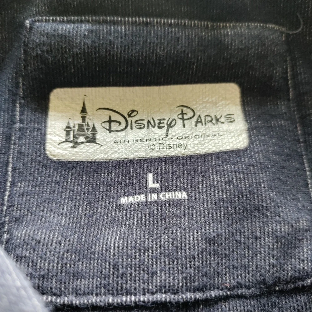 Disney Parks Epcot World Showcase Norge Norway Hoodie Navy Blue Mens Large